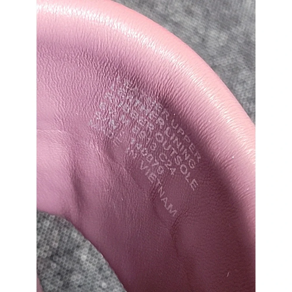 Tory Burch Double T Sport Slide Cipria Size 6.5 Leather Dusty Purple New In Box